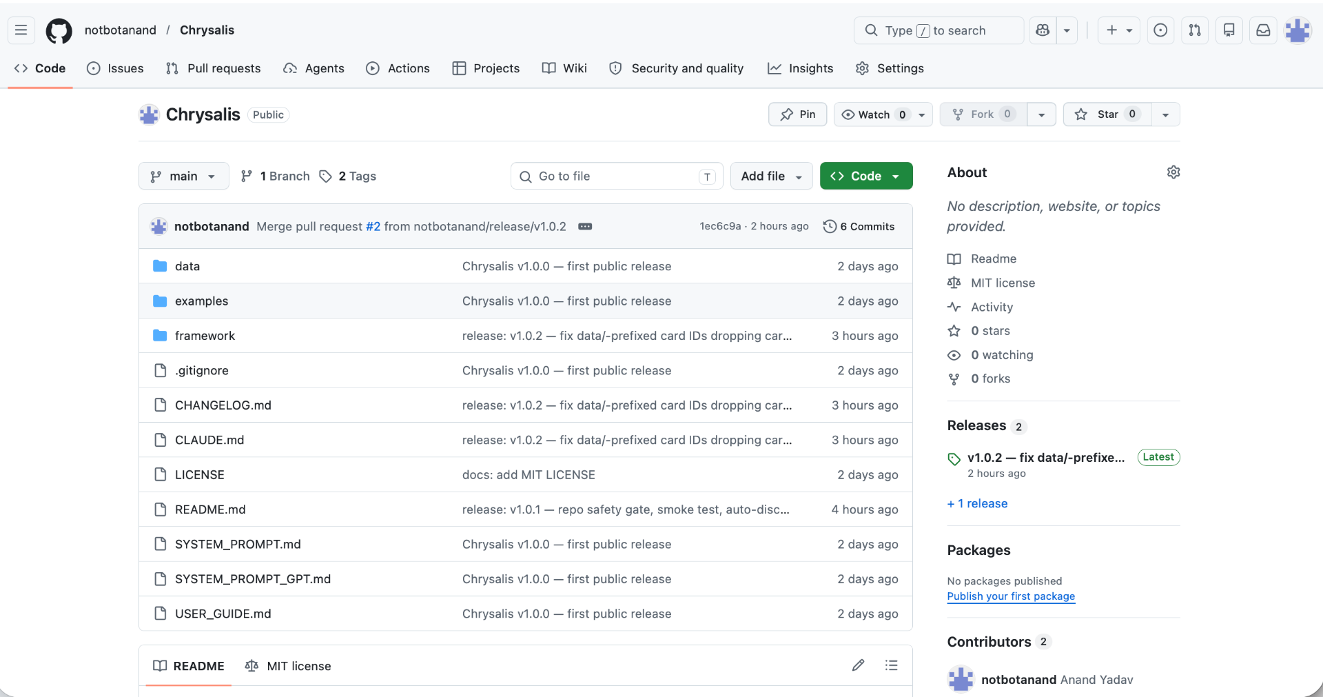 Open source on GitHub